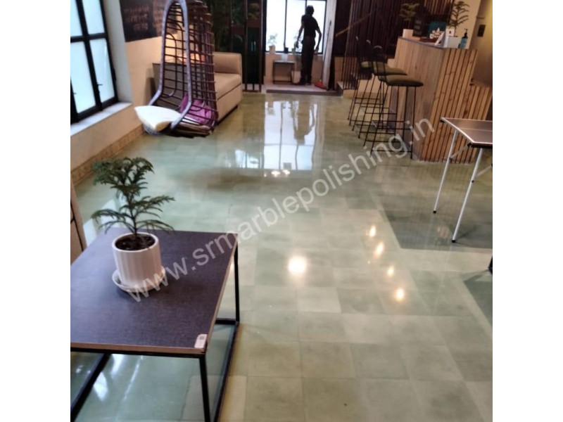 Mosaic Floor Polishing