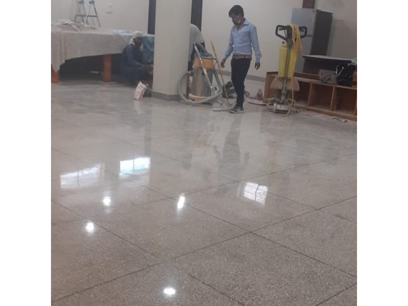 Mosaic Floor Polishing
