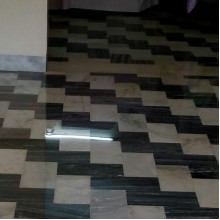 Indian Marble Floor Polishing in Bhagat Singh Market