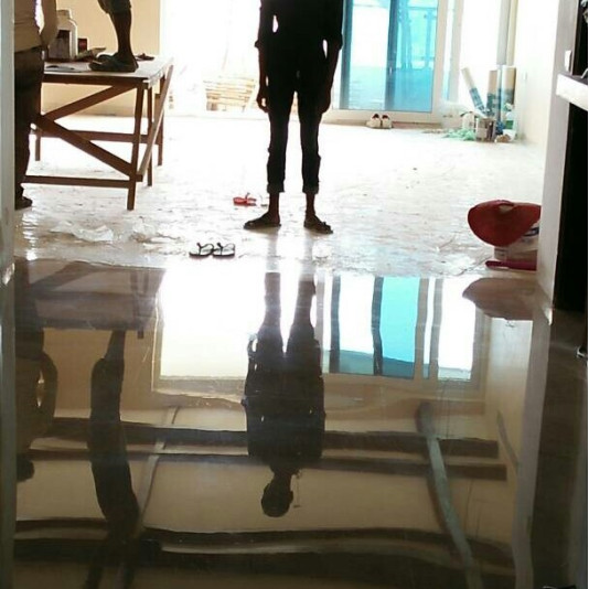 Marble Floor Polishing In Pyramid Urban Homes II-Gurgaon