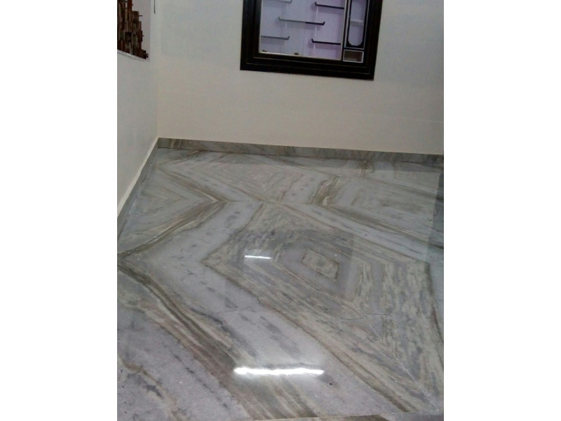 White Marble floor polishing services