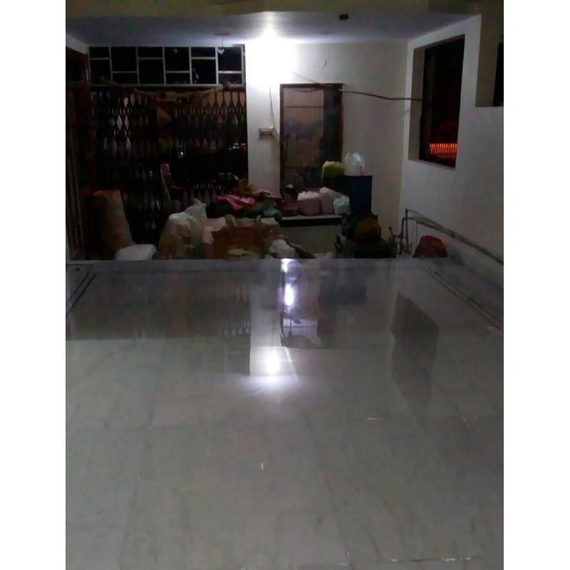 White Marble Floor PolishIng Service In Parwana Apartment