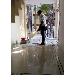 White Marble floor polishing services