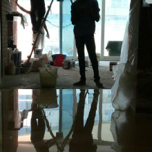Marble Floor Polishing in Azad Market