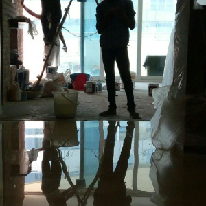 Marble Floor Polishing In Azad Market