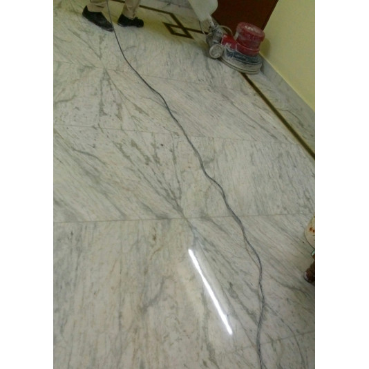 White Marble Floor Polishing Contractor